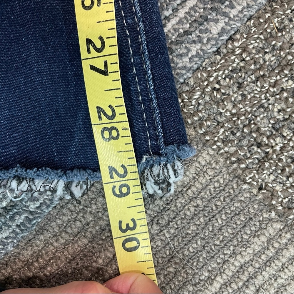 Amethyst Jeans Dark Wash Boot Cut Raw Hem - Picture 13 of 13